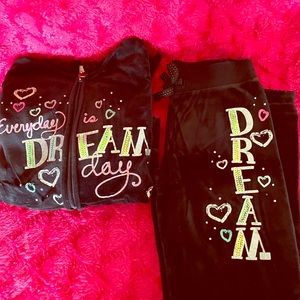 Girls sweat suit size 10-12